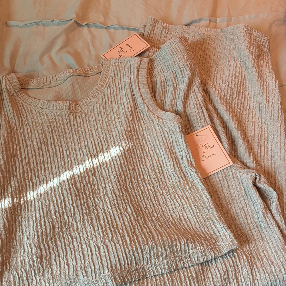 Elegant Beige Women's Set